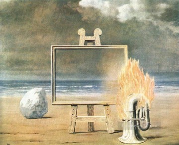 the fair captive 1947 Surrealist Oil Paintings